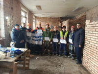 Поздравляем наших специалистов с успехом на областном этапе республиканского конкурса профессионального мастерства по профессии "Каменщик"