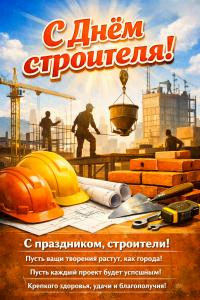 С днём строителя!
