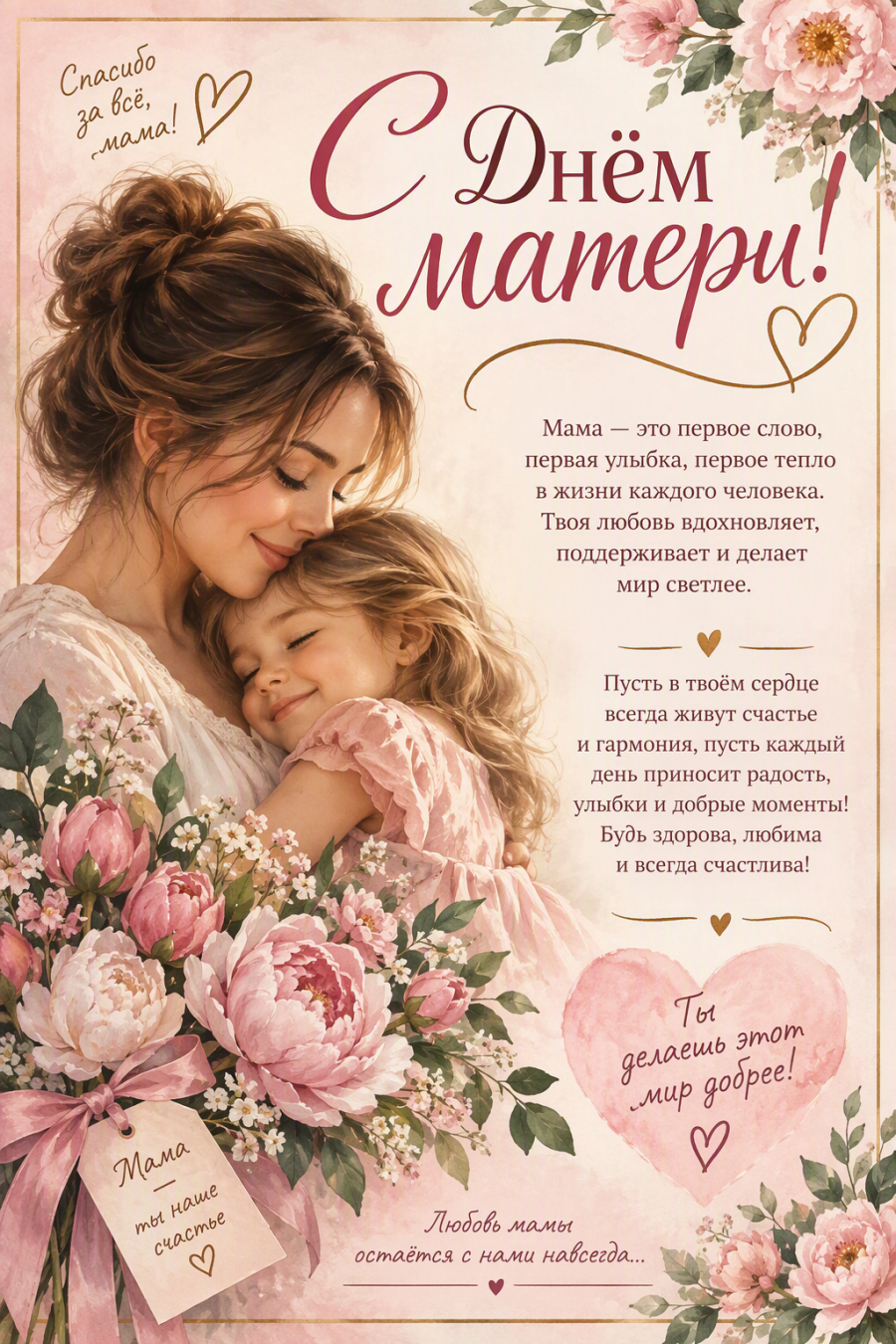 С днём матери!