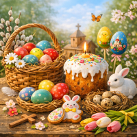 Светлая Пасха &mdash; праздник обновления и надежды!