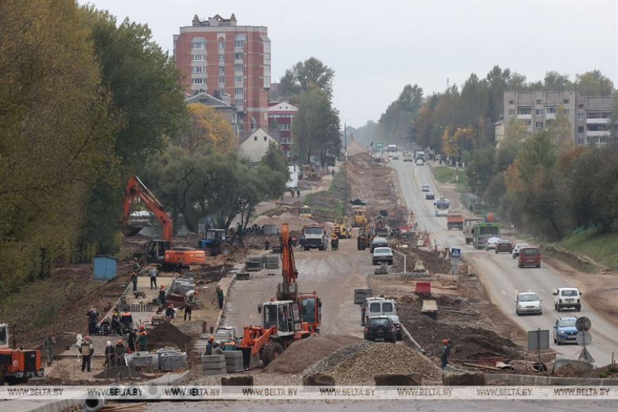 «Поехали!» В Витебске реконструируют улицу Гагарина